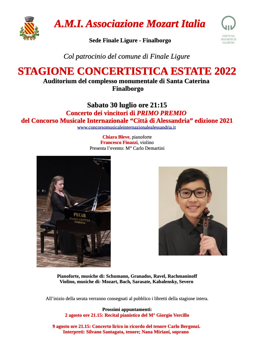 Concerto 30 luglio 2022